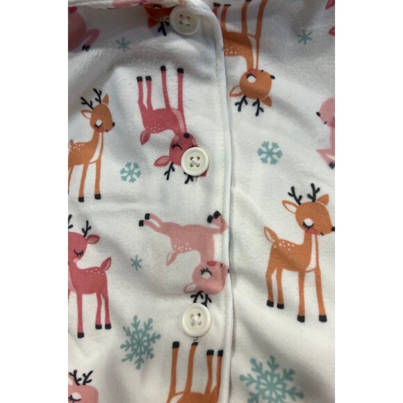 Flannel Reindeer Pajama Set ~ Size 18 M ~ NWT - Picture 5 of 6